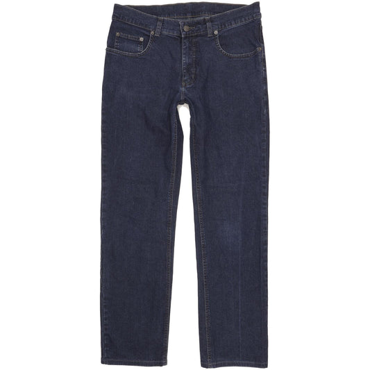 Pioneer Men Blue Straight Regular Stretch Jeans W34 L31
