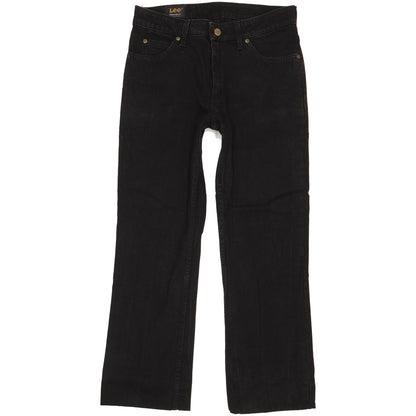 Lee Men Black Straight Regular Stretch Jeans W30 L27