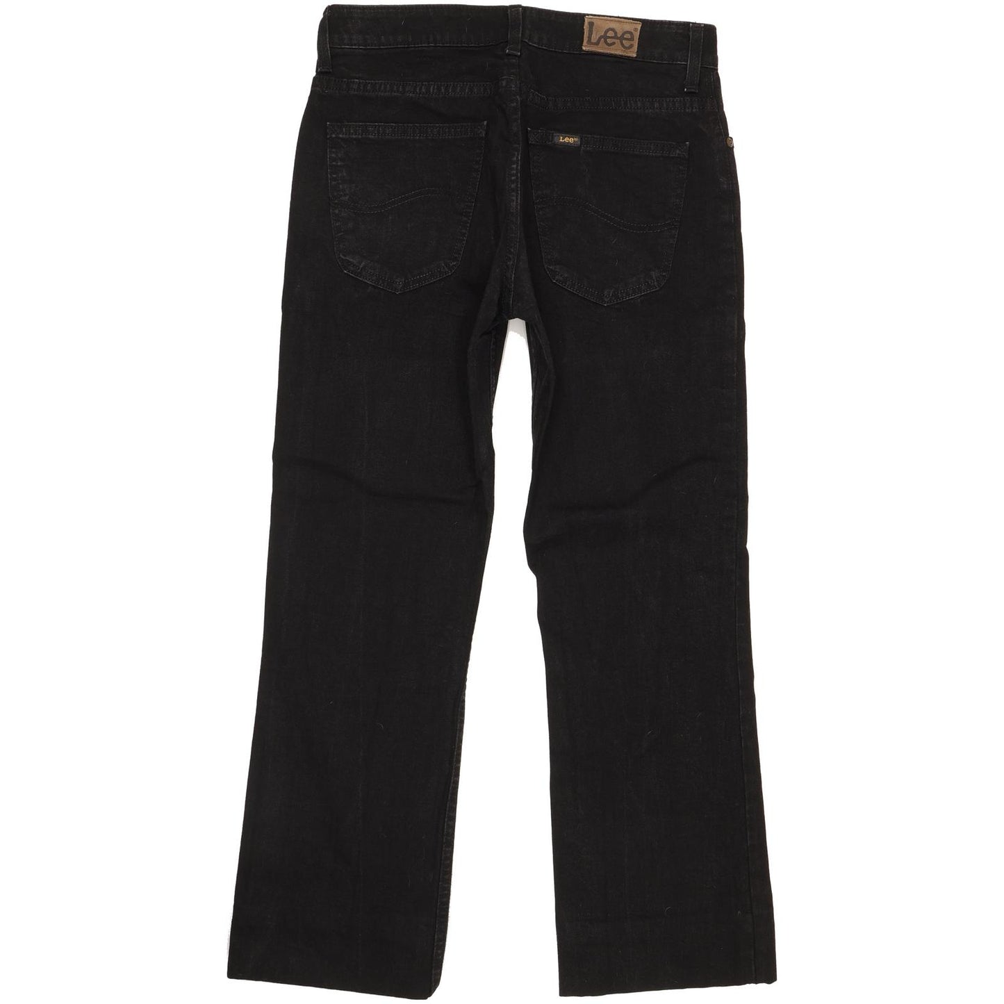 Lee Men Black Straight Regular Stretch Jeans W30 L27