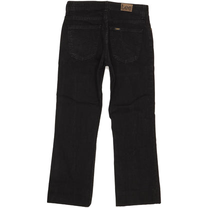 Lee Men Black Straight Regular Stretch Jeans W30 L27
