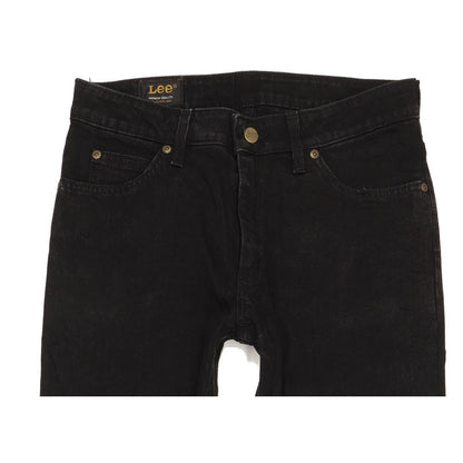 Lee Men Black Straight Regular Stretch Jeans W30 L27