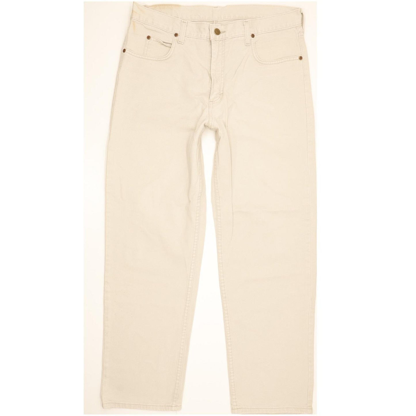 Lee Kansas Men Beige Straight Regular Jeans W36 L30