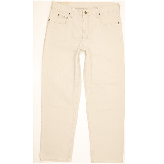 Lee Kansas Men Beige Straight Regular Jeans W36 L30