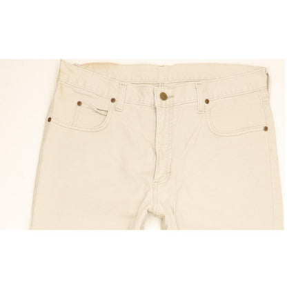 Lee Kansas Men Beige Straight Regular Jeans W36 L30