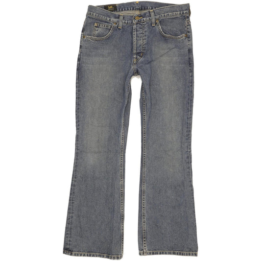 Lee Denver Men Blue Bootcut Regular Jeans W34 L30