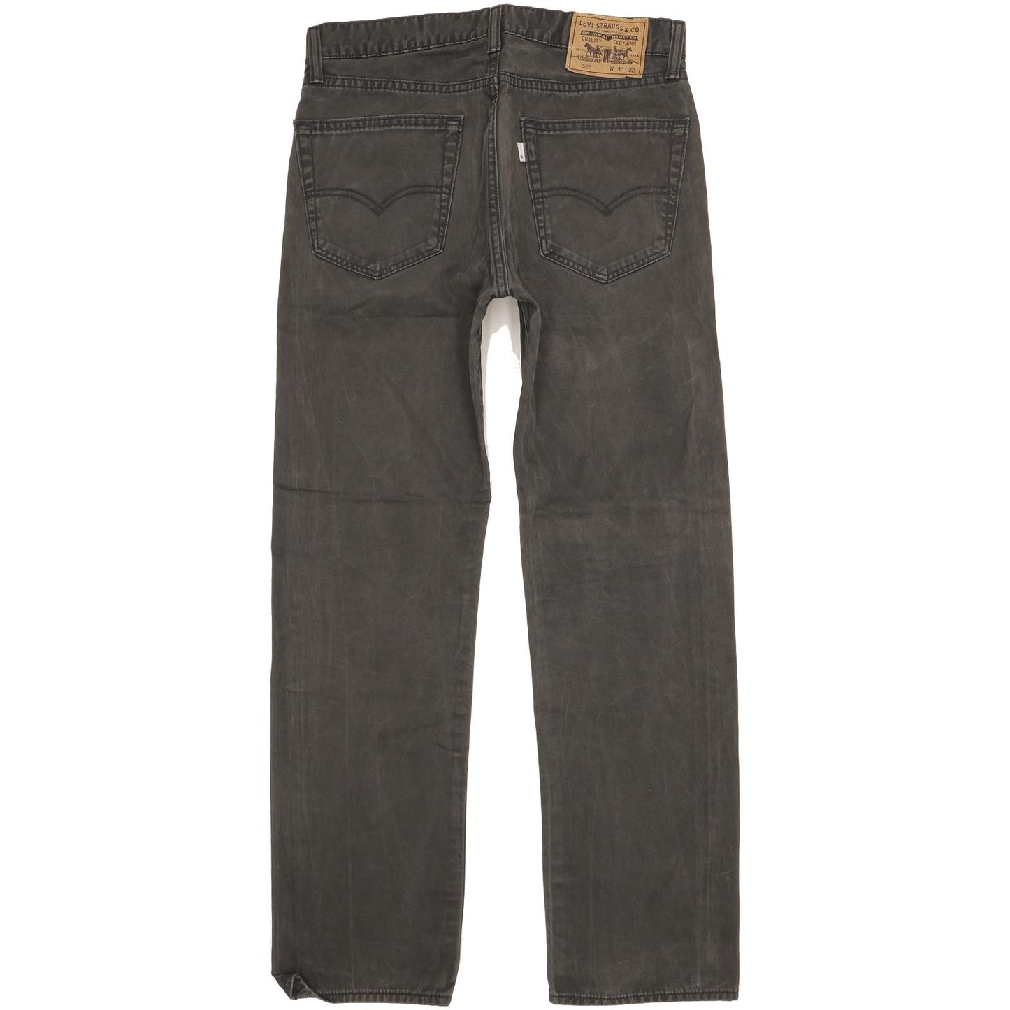Levi's 505 Men Grey Straight Regular Jeans W32 L30