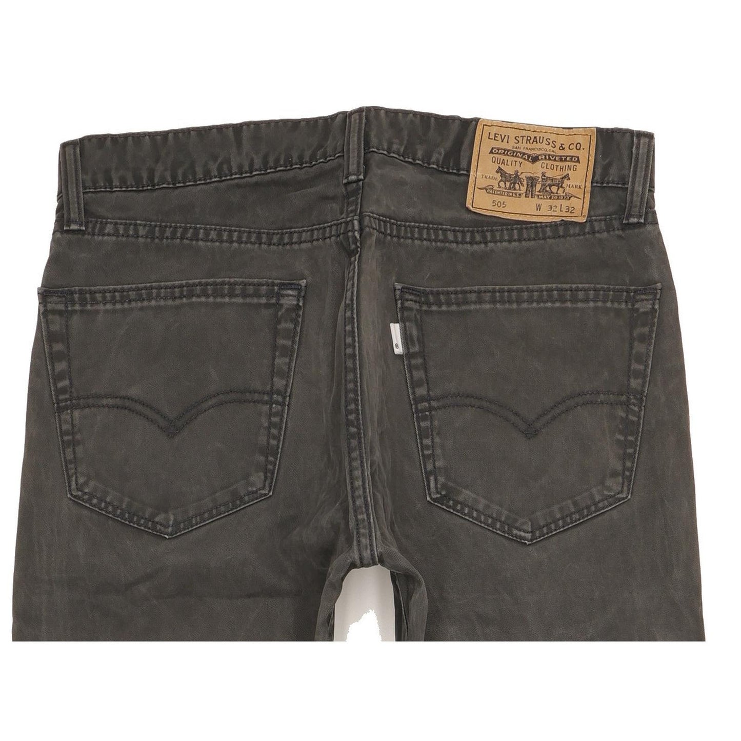 Levi's 505 Men Grey Straight Regular Jeans W32 L30