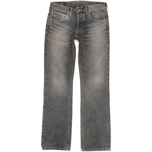 Lee Freeburn Men Grey Straight Slim Jeans W31 L32