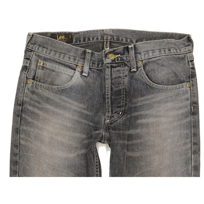 Lee Freeburn Men Grey Straight Slim Jeans W31 L32