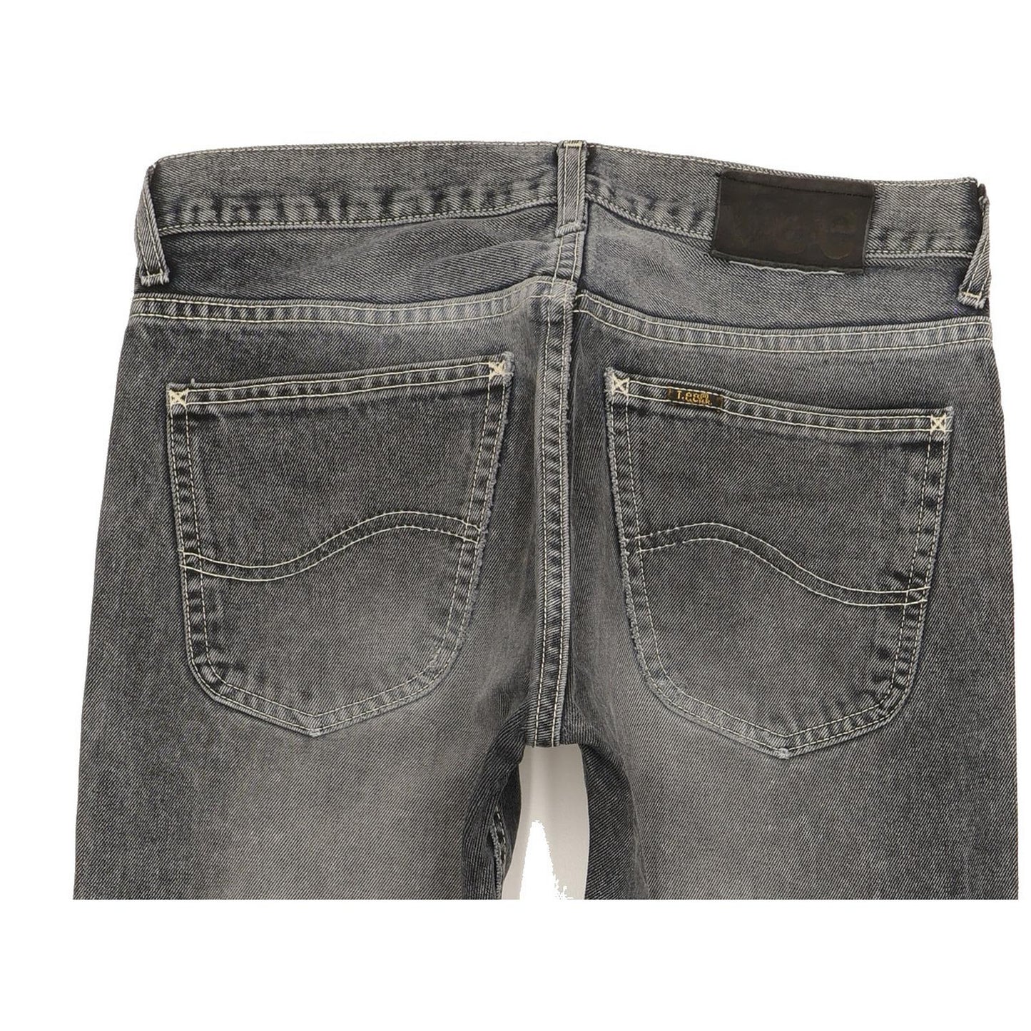 Lee Freeburn Men Grey Straight Slim Jeans W31 L32