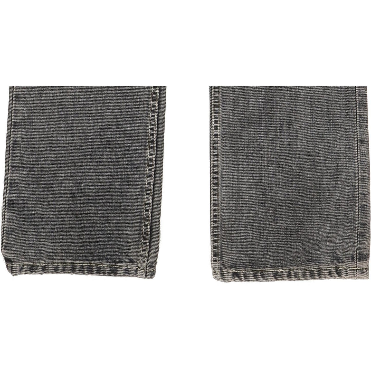 Lee Freeburn Men Grey Straight Slim Jeans W31 L32