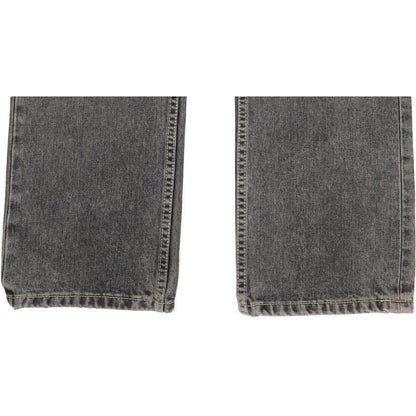 Lee Freeburn Men Grey Straight Slim Jeans W31 L32