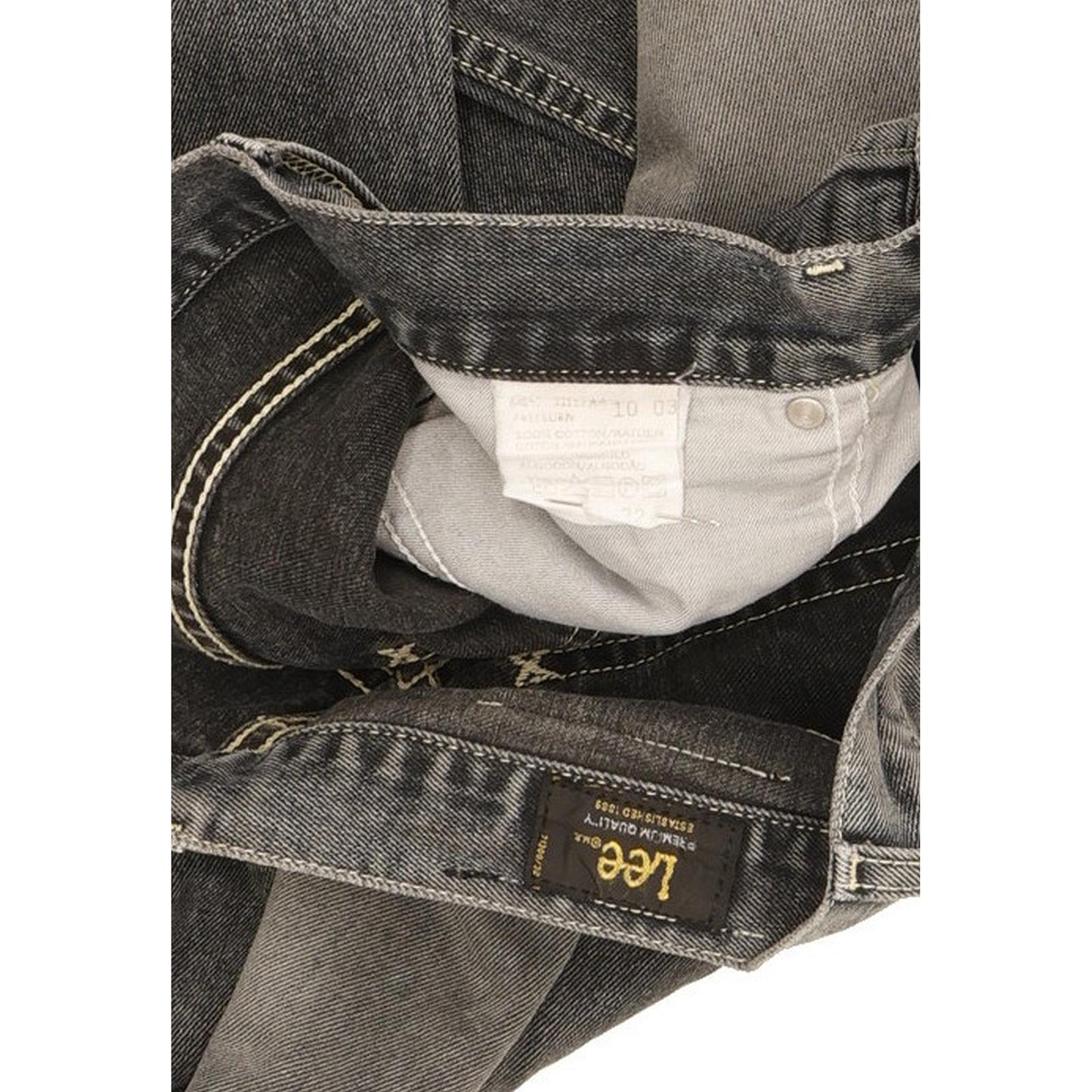 Lee Freeburn Men Grey Straight Slim Jeans W31 L32