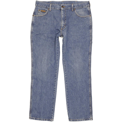 Wrangler Texas Men Blue Straight Regular Jeans W36 L30
