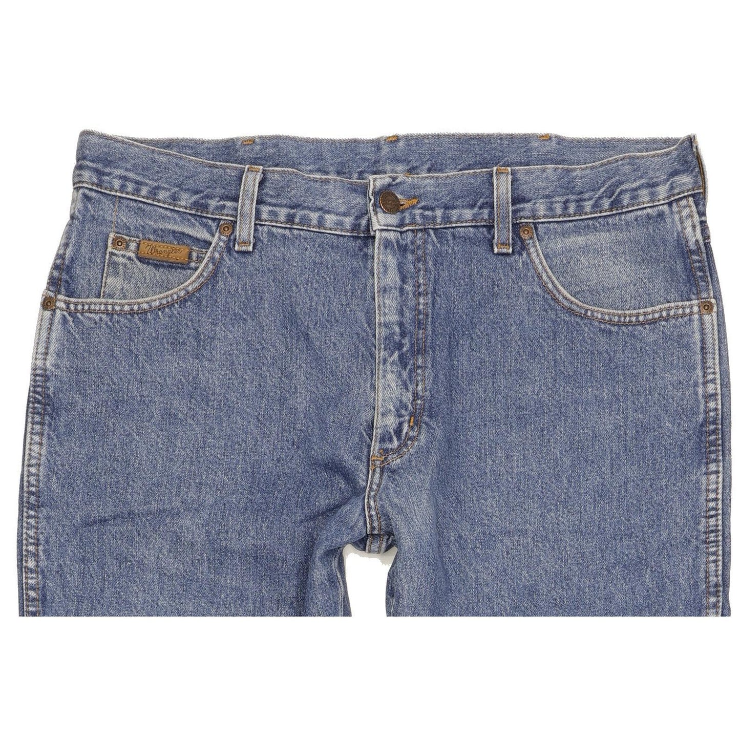 Wrangler Texas Men Blue Straight Regular Jeans W36 L30
