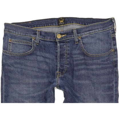 Lee Daren Men Blue Straight Slim Stretch Jeans W34 L34