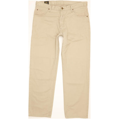 Lee Brooklyn Men Beige Straight Regular Jeans W36 L30
