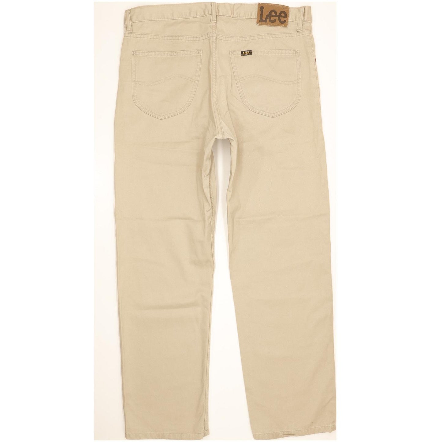 Lee Brooklyn Men Beige Straight Regular Jeans W36 L30
