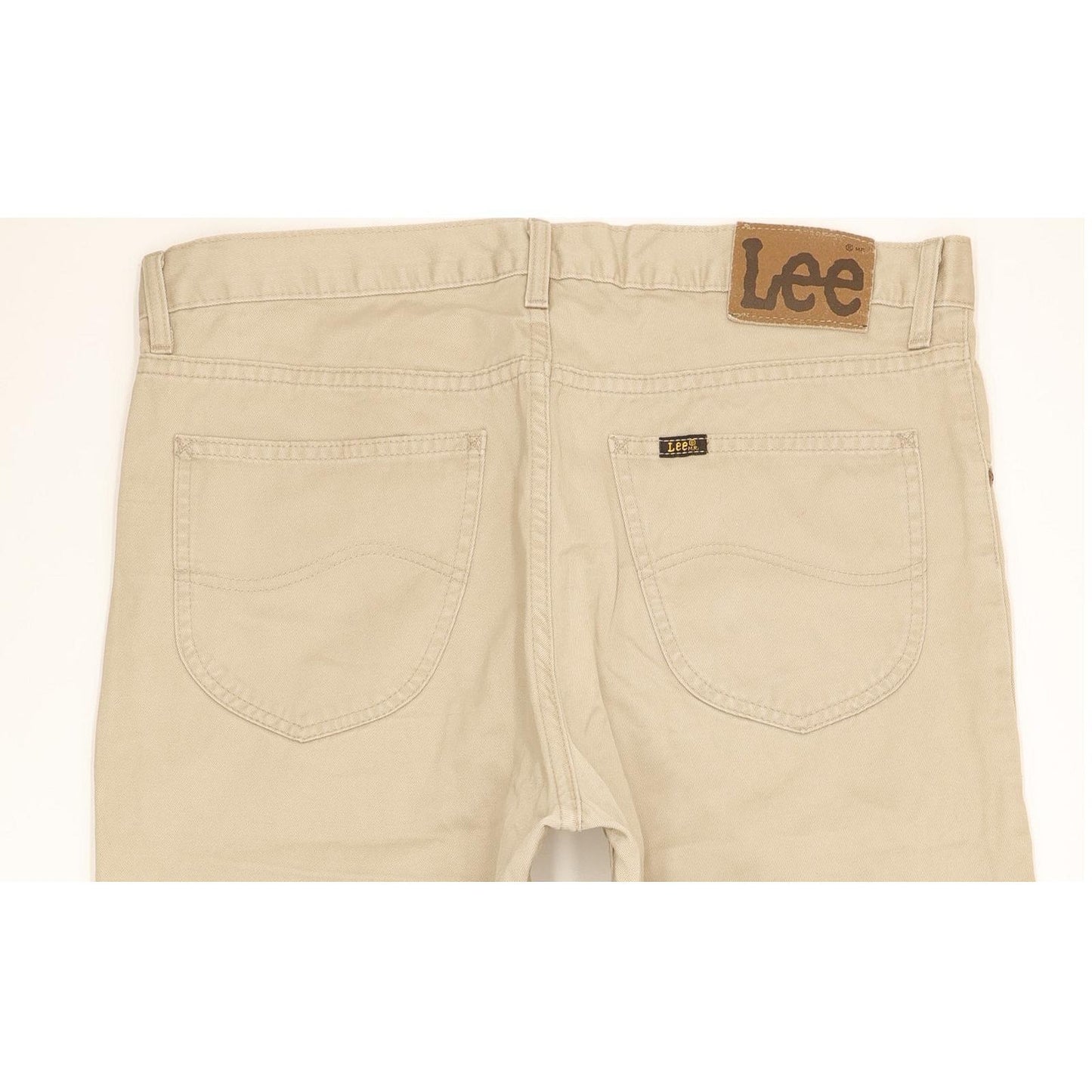 Lee Brooklyn Men Beige Straight Regular Jeans W36 L30