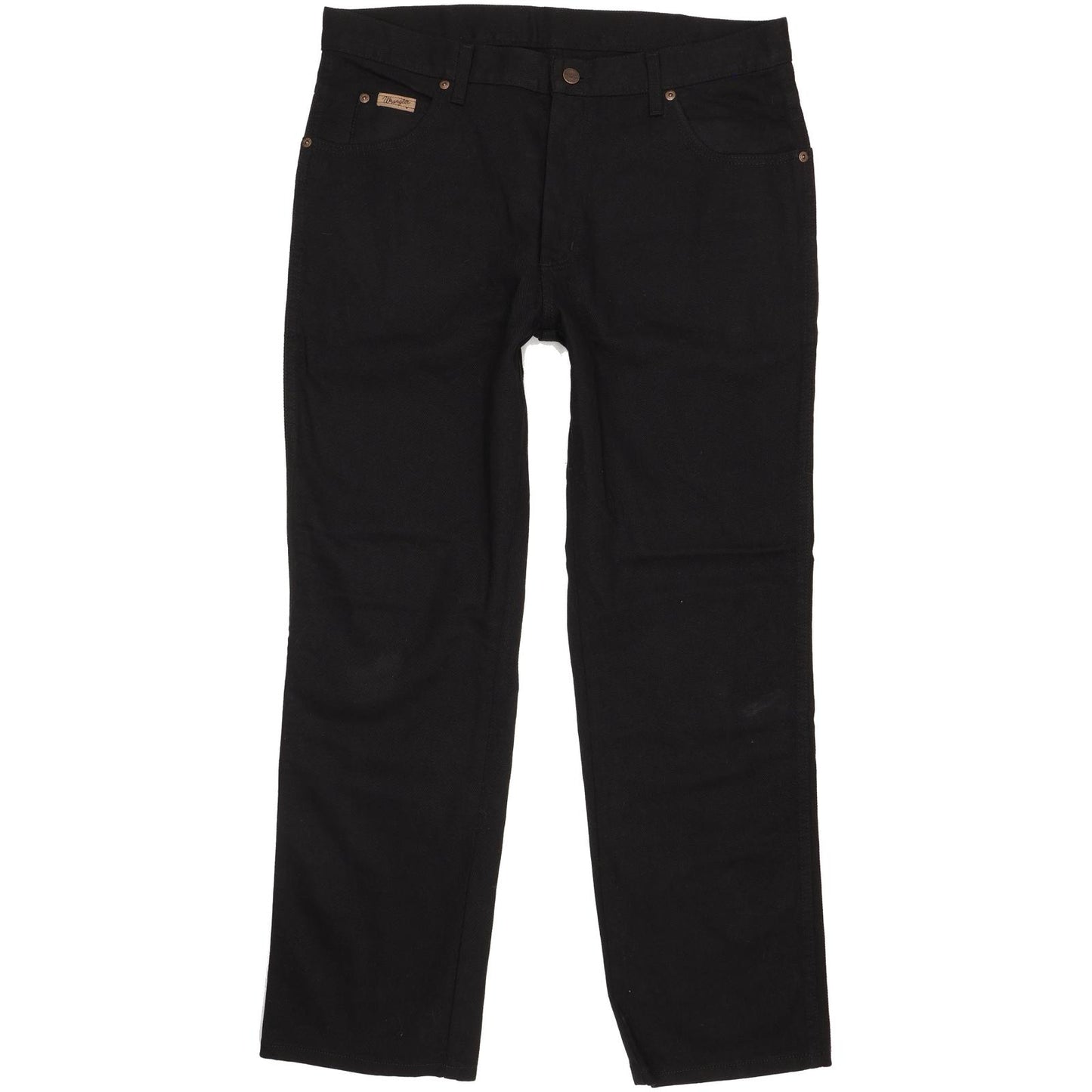 Wrangler Texas Men Black Straight Regular Jeans W36 L30
