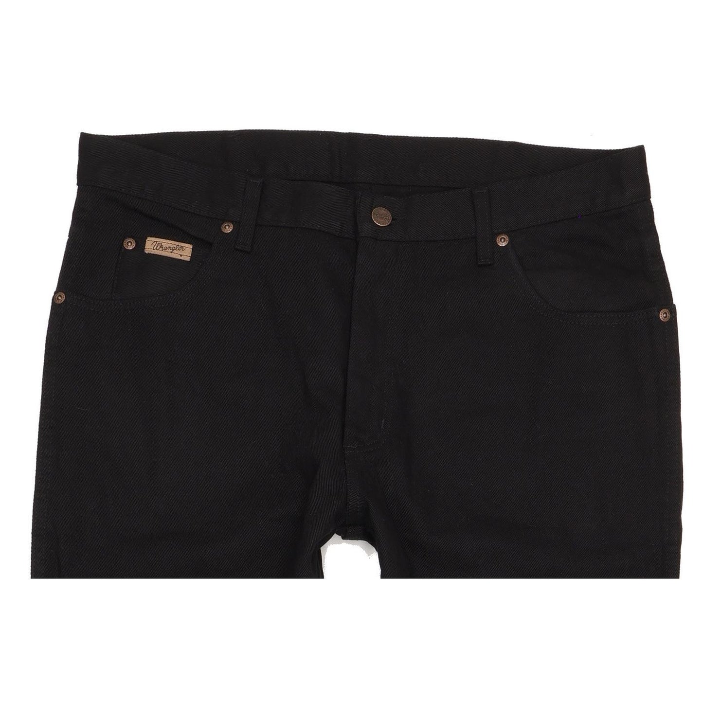 Wrangler Texas Men Black Straight Regular Jeans W36 L30