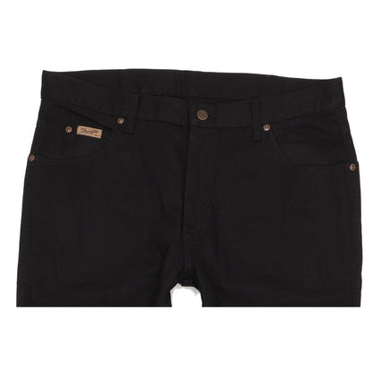 Wrangler Texas Men Black Straight Regular Jeans W36 L30