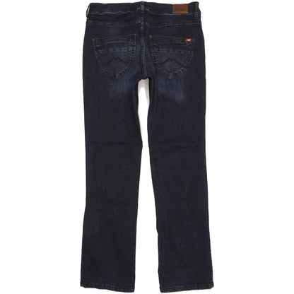Mustang Sissy Women Navy Straight Slim Stretch Jeans W33 L32