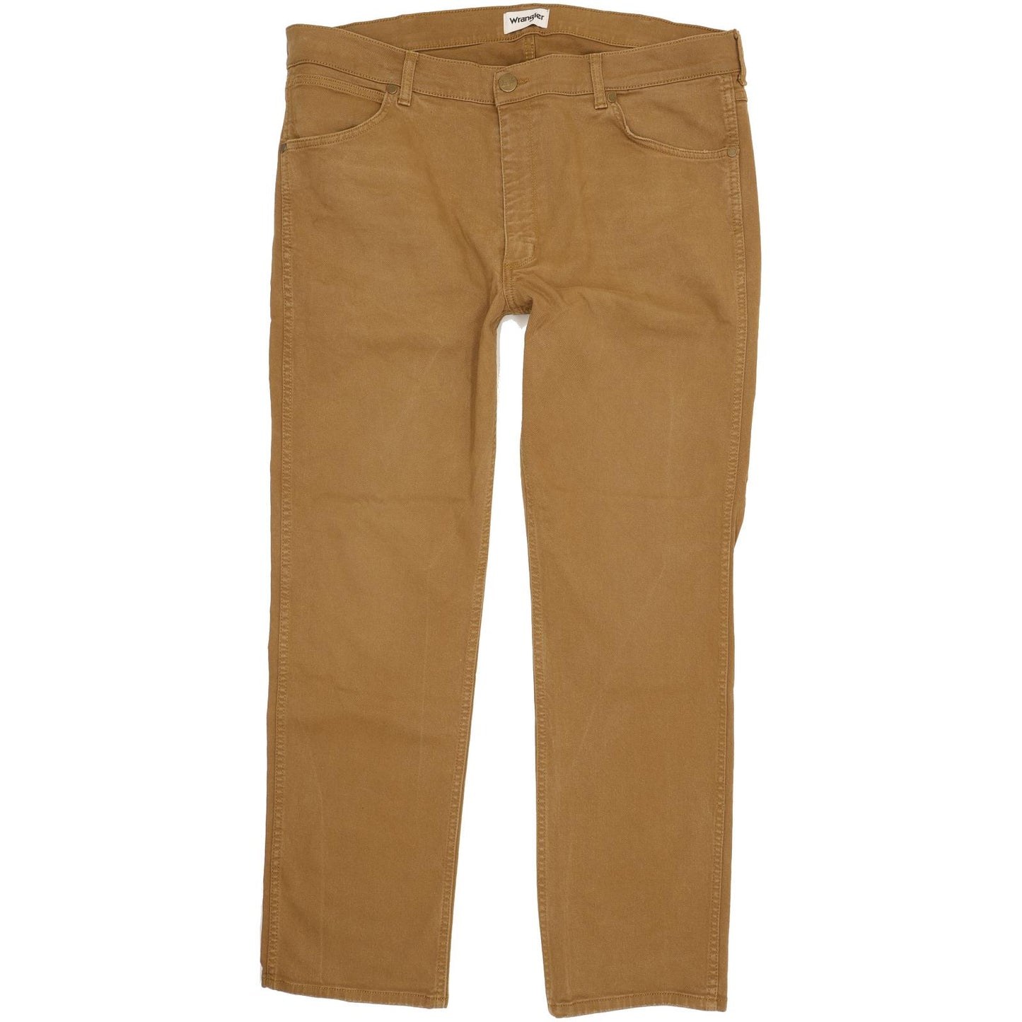 Wrangler Greensboro Men Brown Straight Regular Jeans W38 L31