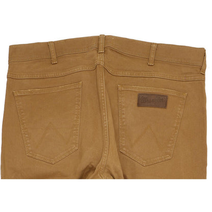 Wrangler Greensboro Men Brown Straight Regular Jeans W38 L31