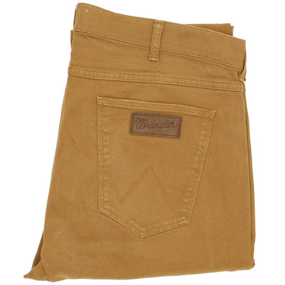 Wrangler Greensboro Men Brown Straight Regular Jeans W38 L31