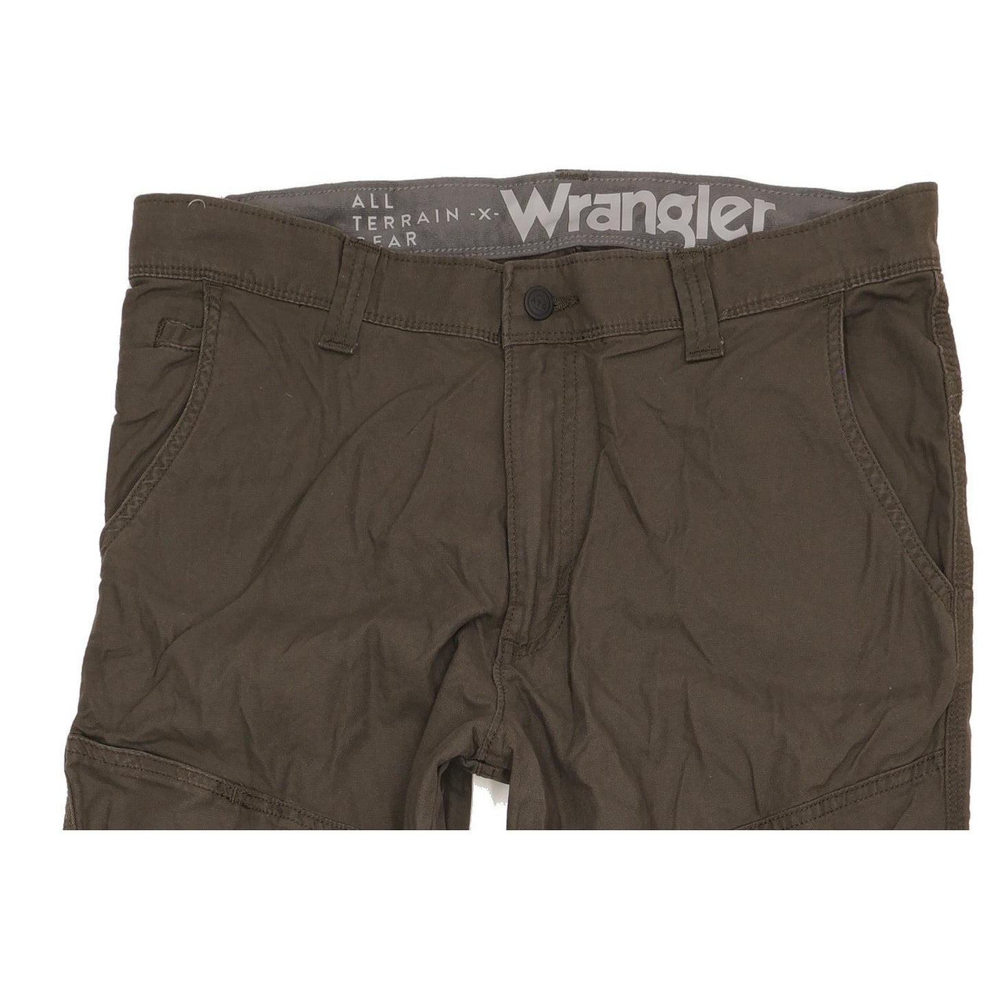 Wrangler Men Grey Straight Regular Stretch Jeans W34 L31