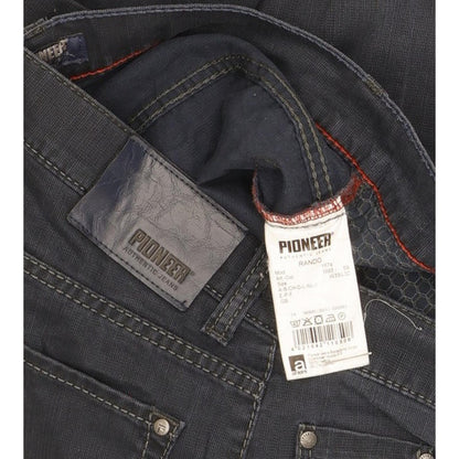 Pioneer Rando Men Blue Straight Regular Stretch Jeans W33 L28