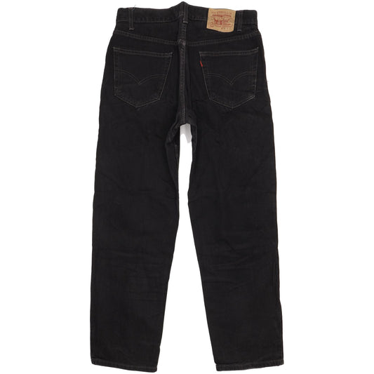 Levi's 550 Men Black Straight Relaxed Jeans W34 L31