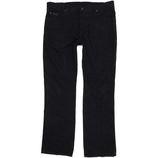 Wrangler Roxboro Men Black Straight Regular Jeans W39 L35