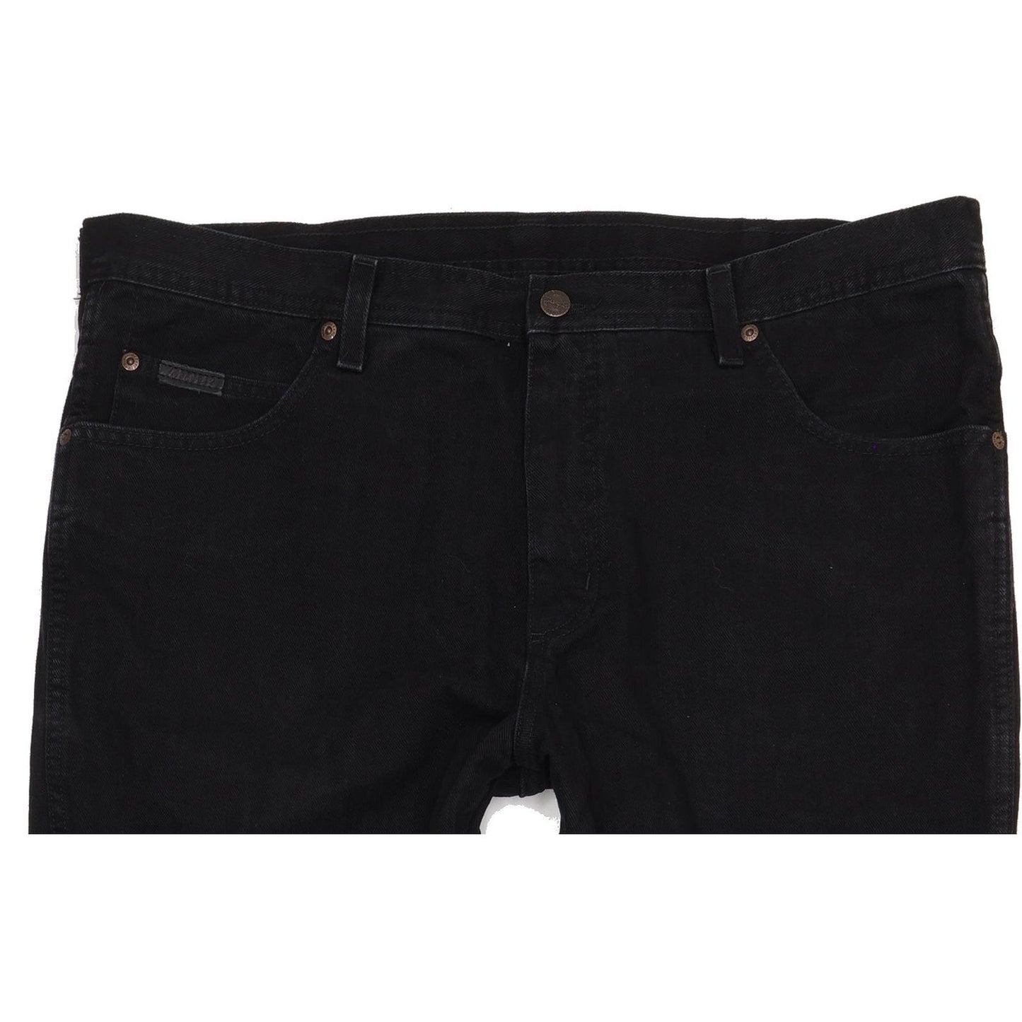 Wrangler Roxboro Men Black Straight Regular Jeans W39 L35