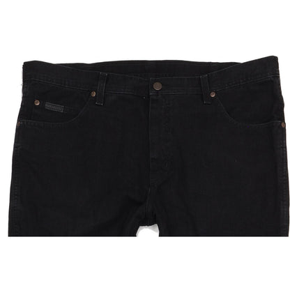 Wrangler Roxboro Men Black Straight Regular Jeans W39 L35