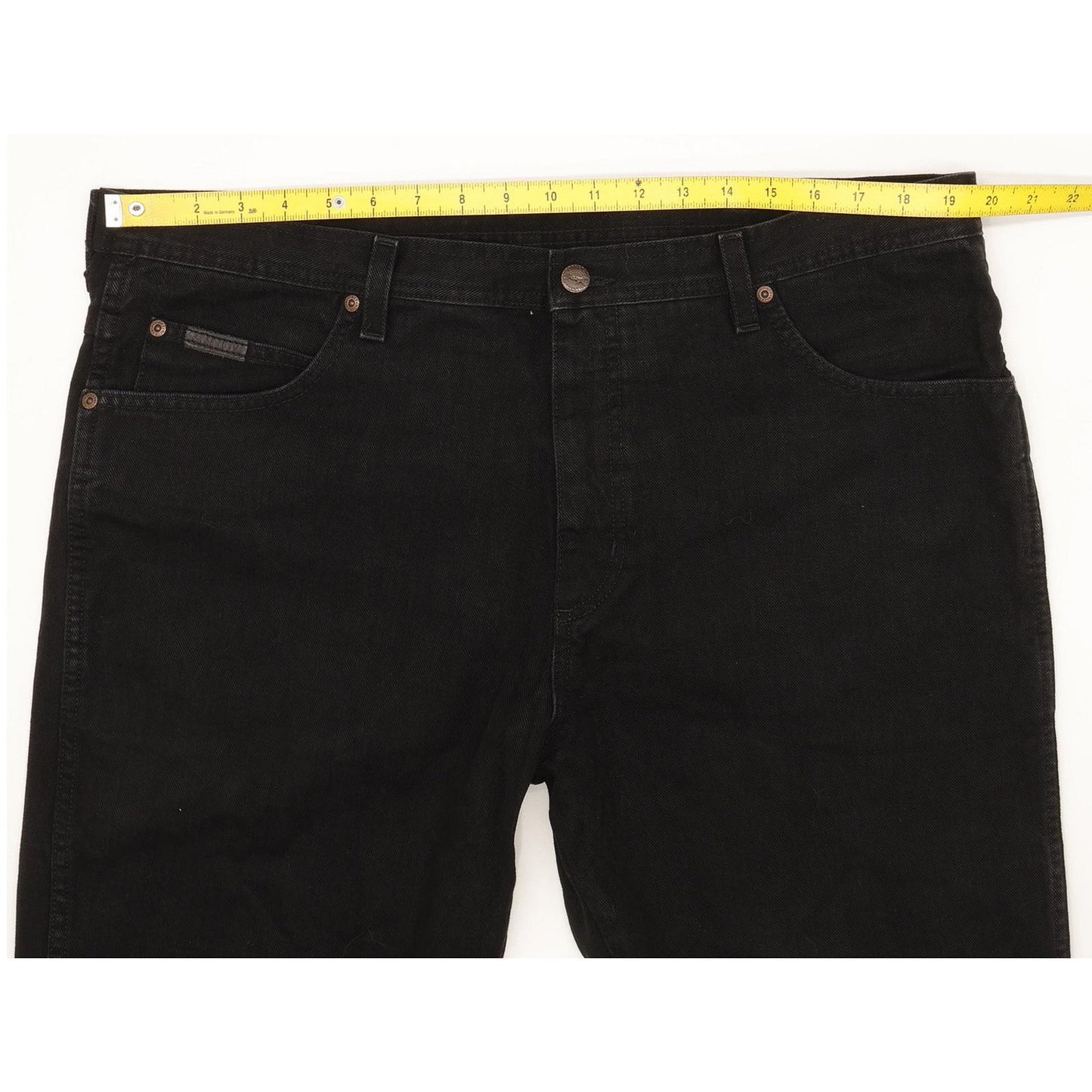 Wrangler Roxboro Men Black Straight Regular Jeans W39 L35