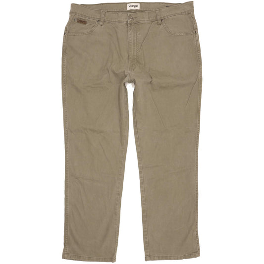 Wrangler Texas Men Green Straight Regular Stretch Jeans W40 L30