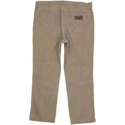 Wrangler Texas Men Green Straight Regular Stretch Jeans W40 L30
