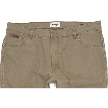 Wrangler Texas Men Green Straight Regular Stretch Jeans W40 L30