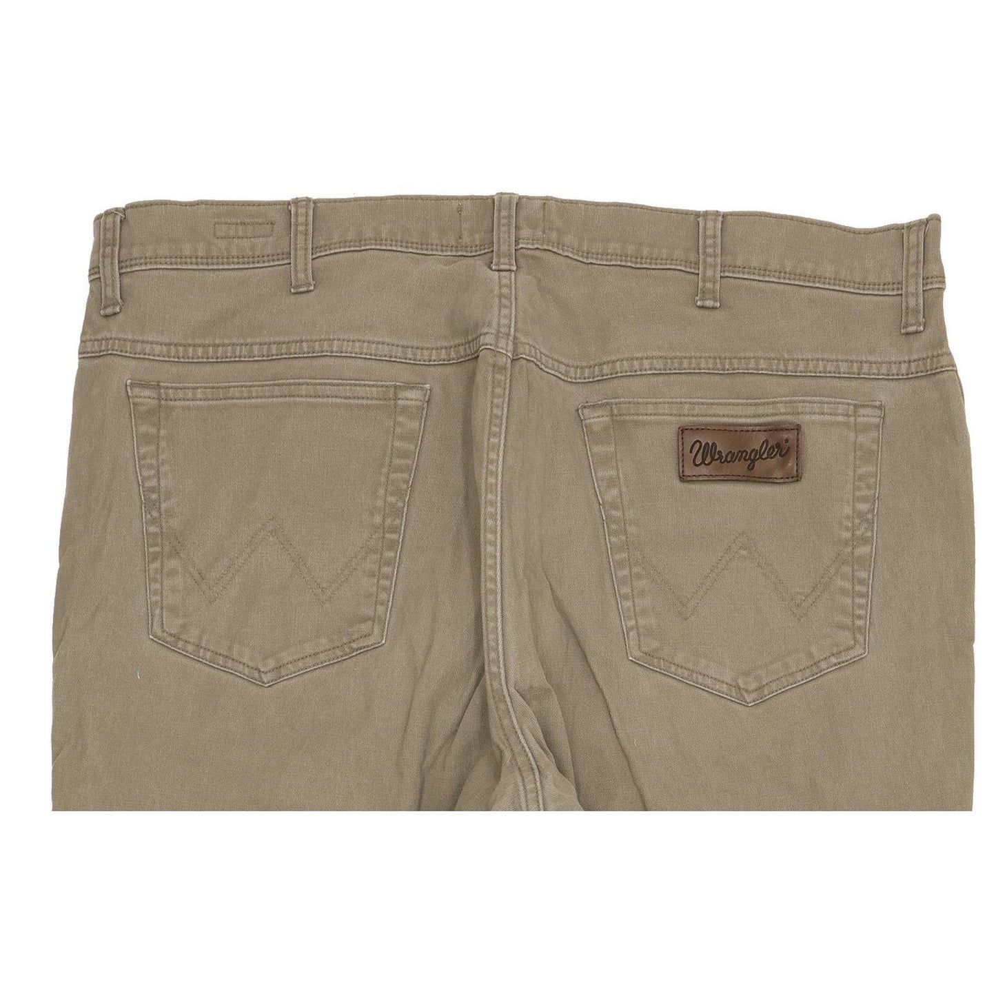 Wrangler Texas Men Green Straight Regular Stretch Jeans W40 L30