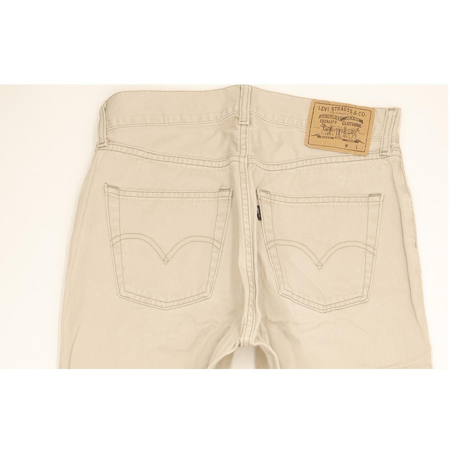 Levi's 511 Men Beige Straight Slim Jeans W31 L34
