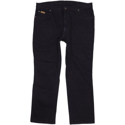 Wrangler Texas Men Navy Straight Regular Stretch Jeans W40 L30
