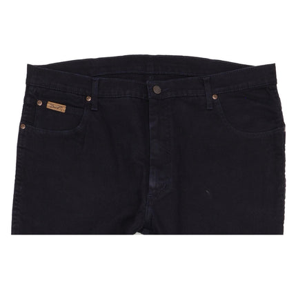 Wrangler Texas Men Navy Straight Regular Stretch Jeans W40 L30