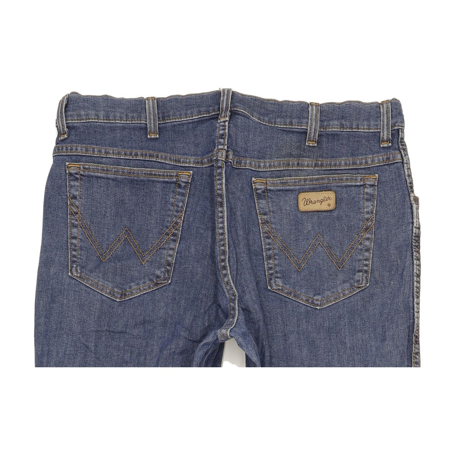 Wrangler Texas Men Blue Straight Regular Stretch Jeans W36 L34