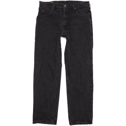 Lee Men Black Straight Regular Jeans W36 L31