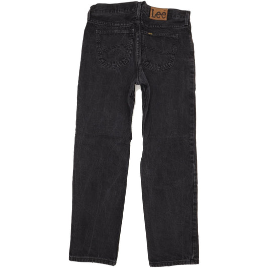 Lee Men Black Straight Regular Jeans W36 L31