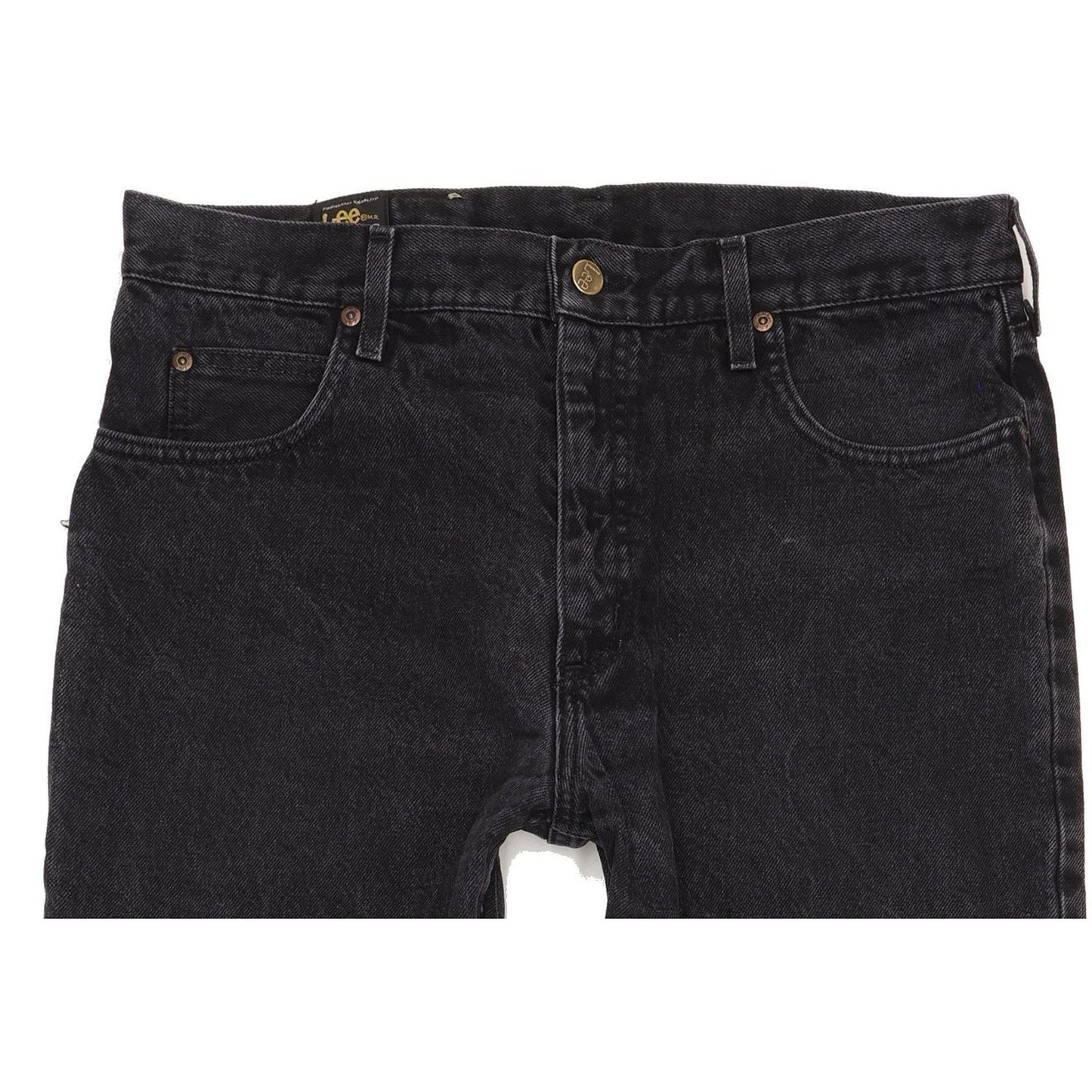 Lee Men Black Straight Regular Jeans W36 L31