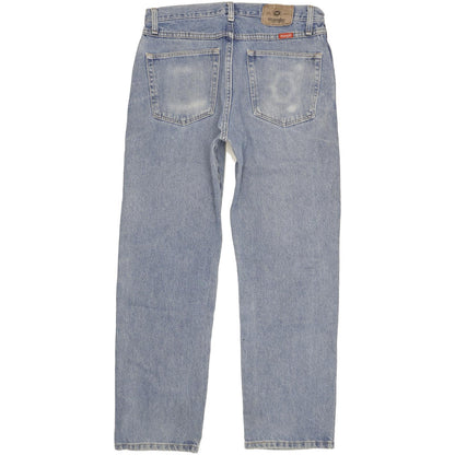 Wrangler Men Blue Straight Regular Jeans W33 L30