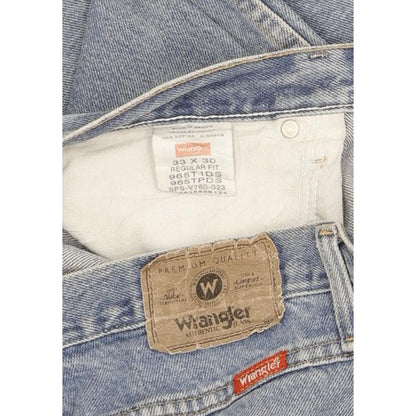 Wrangler Men Blue Straight Regular Jeans W33 L30
